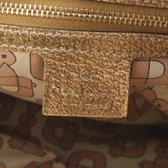 Gucci GG Canvas with Charm 144388 Leather Shoulder Bag/Crossbody Bag Beige Wo... - Picture 8 of 9